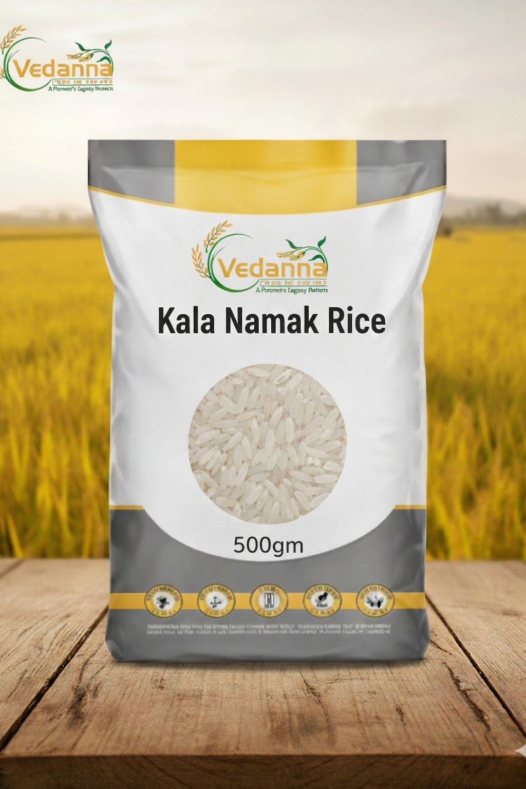 Vedanna Kalanamak Rice – Aromatic Heritage Rice - Image 2