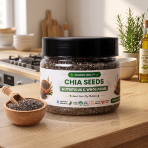 VEDANNA raw chia seeds 200g – Premium quality dirt and stone free chia seeds jar