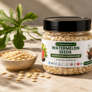VEDANNA Raw Watermelon Seeds 200g – Premium Magaj Seeds jar, high protein and nutrient rich